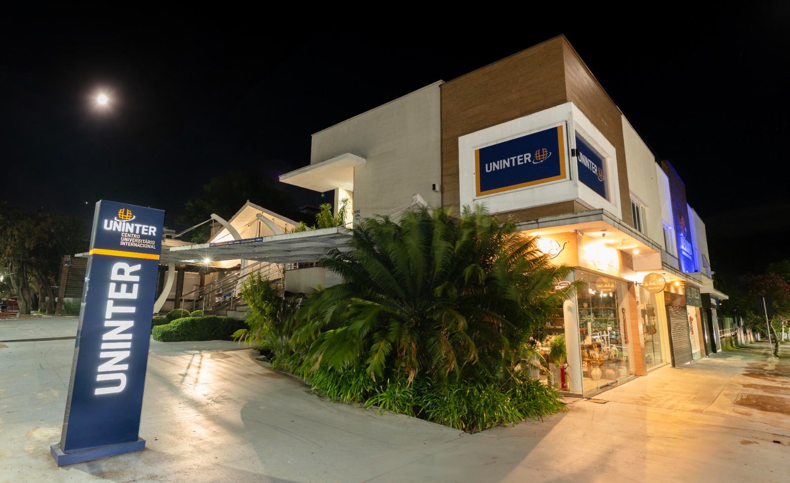 Fachada do Polo Uninter Santa Cruz do Sul